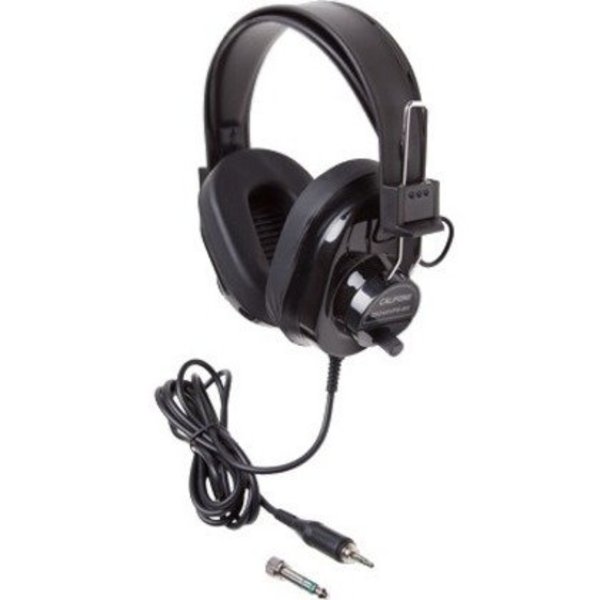Ergoguys Califone Sturdy Stereo Headphone Black. Headphone Used For 2924AVPS-BK